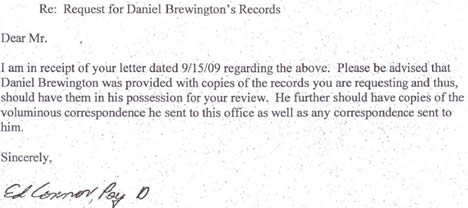 Sept 21 letter to Bob